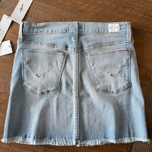 Hudson denim mini skirt Vivid Sz 25 nwt